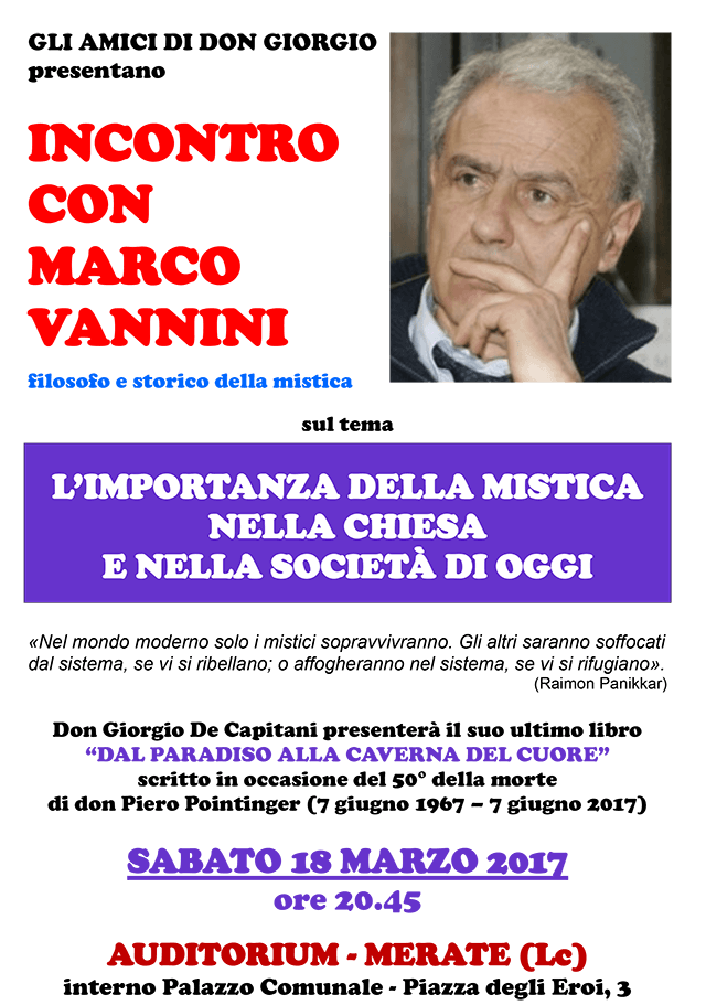 locandina Vannini a Merate