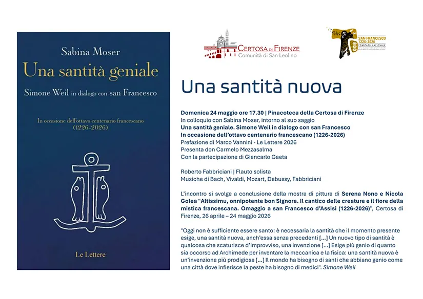 Sabina Moser presenta Simone Weil: Una santità nuova